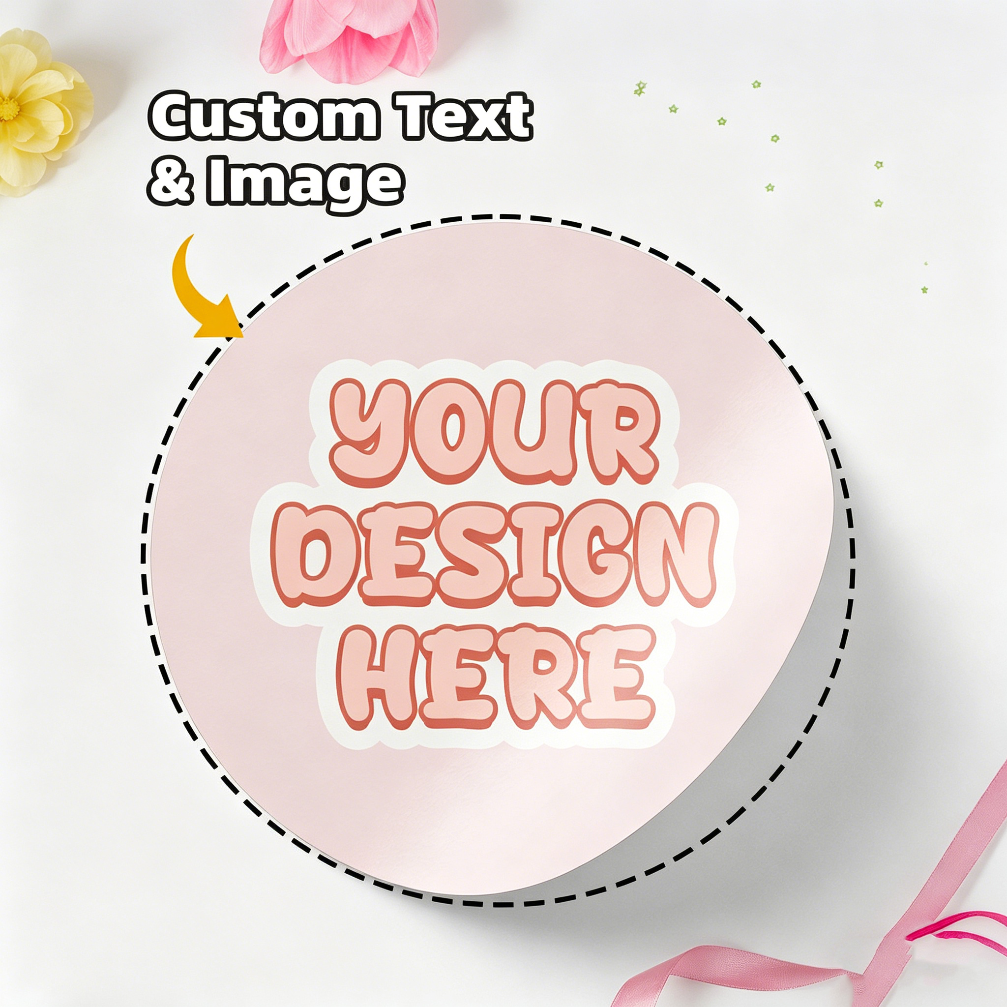 Pet Portrait Custom - 1/60/120pcs Clear/Waterproof/Clear Waterproof Round PET Stickers,