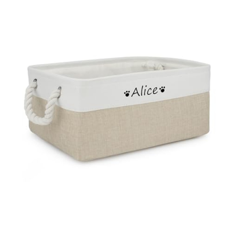 Dog Toy Basket, Dog Toy Bin Bo - Personalized Name Box ulasan dan harga