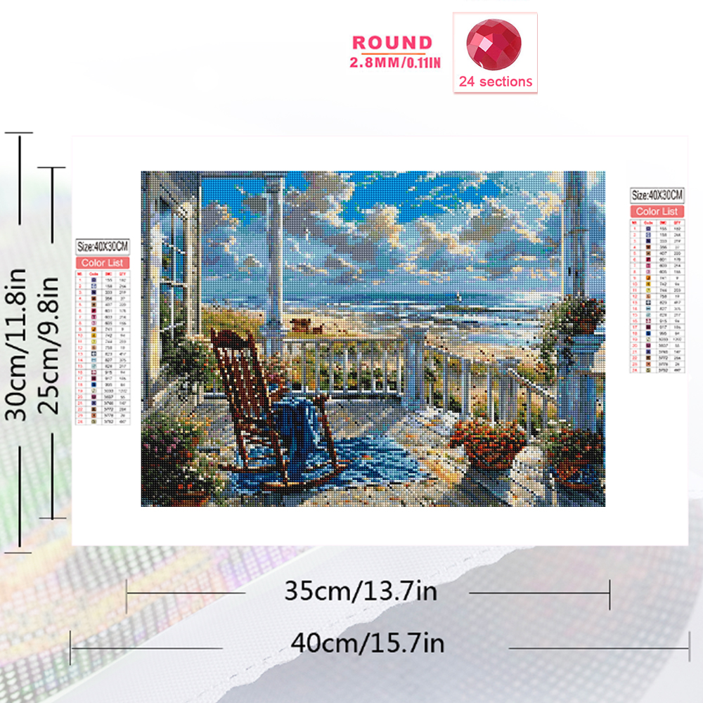 1PC frameless  Full Square Rou - Photo Mosaic Print ulasan dan harga