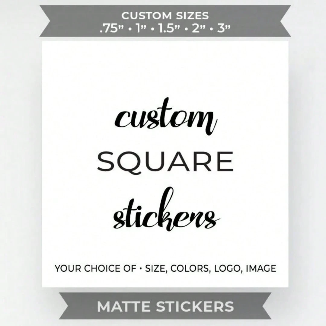 Custom stickers 4-8 cm persona - Personalised Candle Label ulasan dan harga