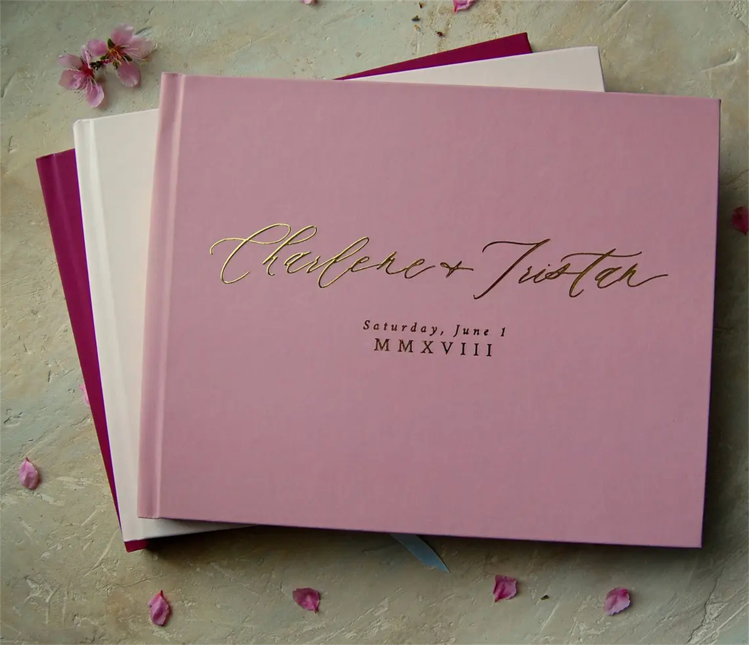 Custom Wedding Guest Book Pers - Custom Photo Book ulasan dan harga