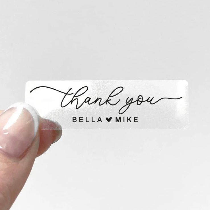 Custom Transparent Sticker Per - Personalised Candle Label ulasan dan harga