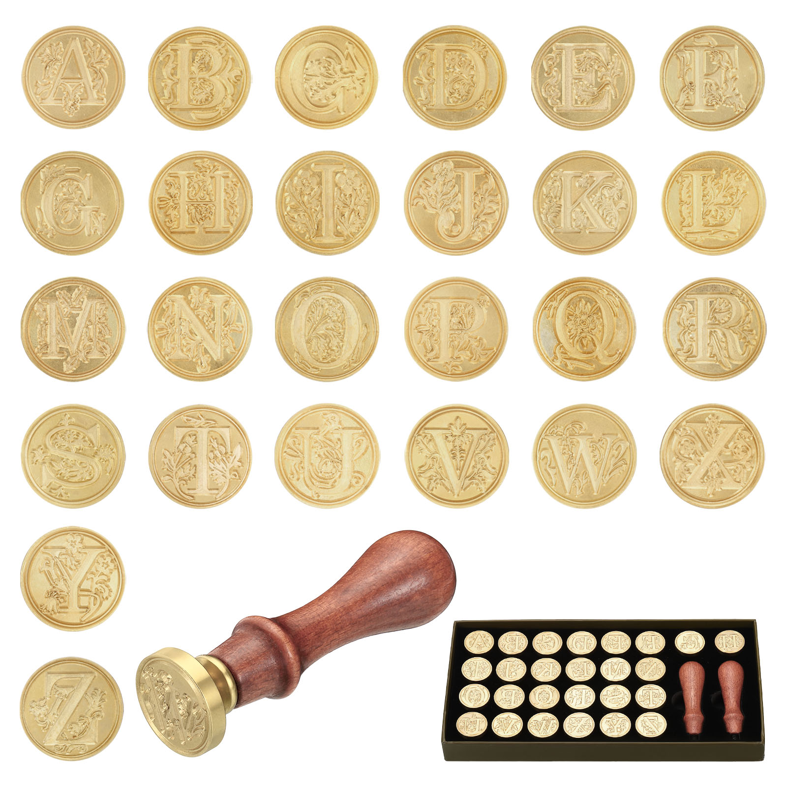 Alphabet Wax Seal Stamp Kit, 2 - Wax Seal Letter Kit ulasan dan harga