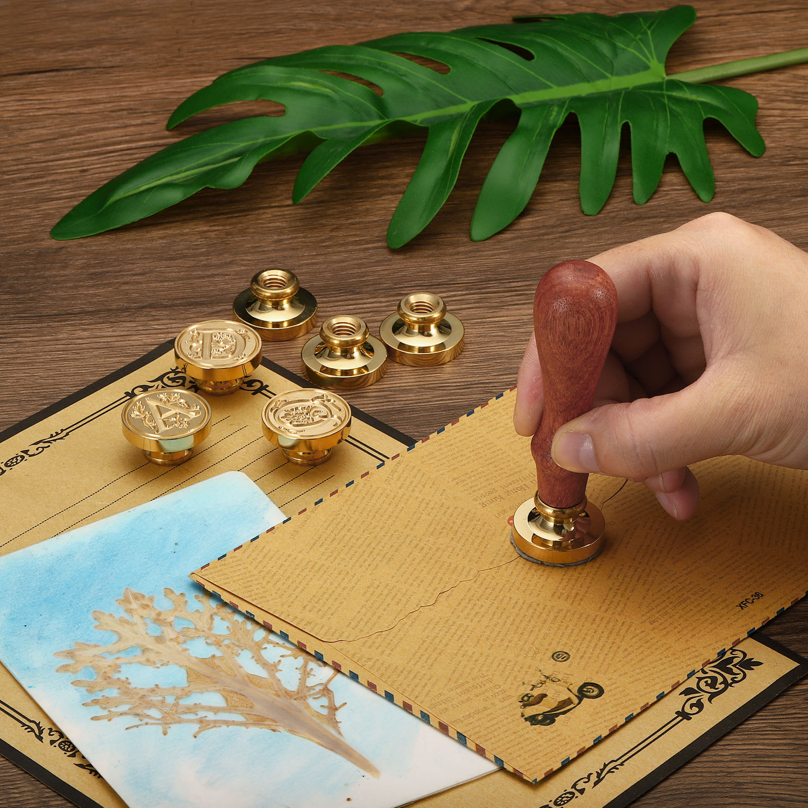 Alphabet Wax Seal Stamp Kit, 2 - Wax Seal Letter Kit ulasan dan harga