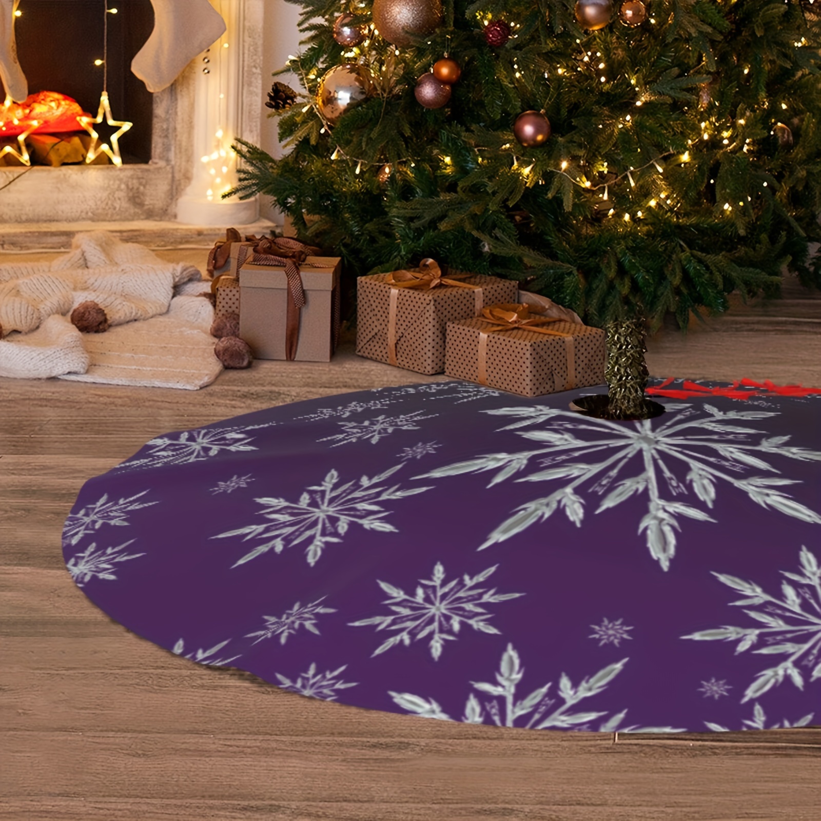 VIKAMA Deep Purple Snowflake P - Family Tree Print ulasan dan harga
