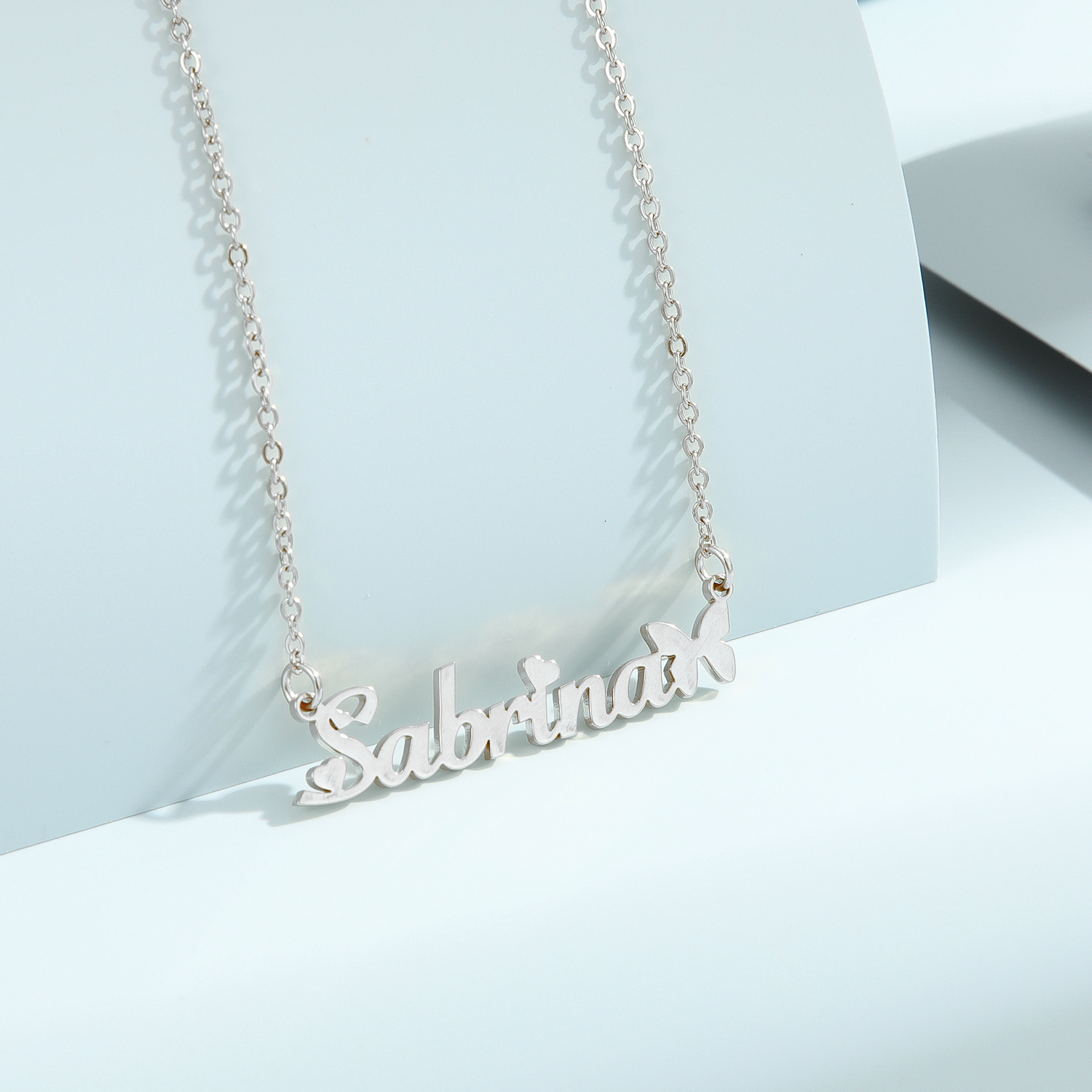 1pc Personalized Butterfly Nam - Name Necklace Custom ulasan dan harga