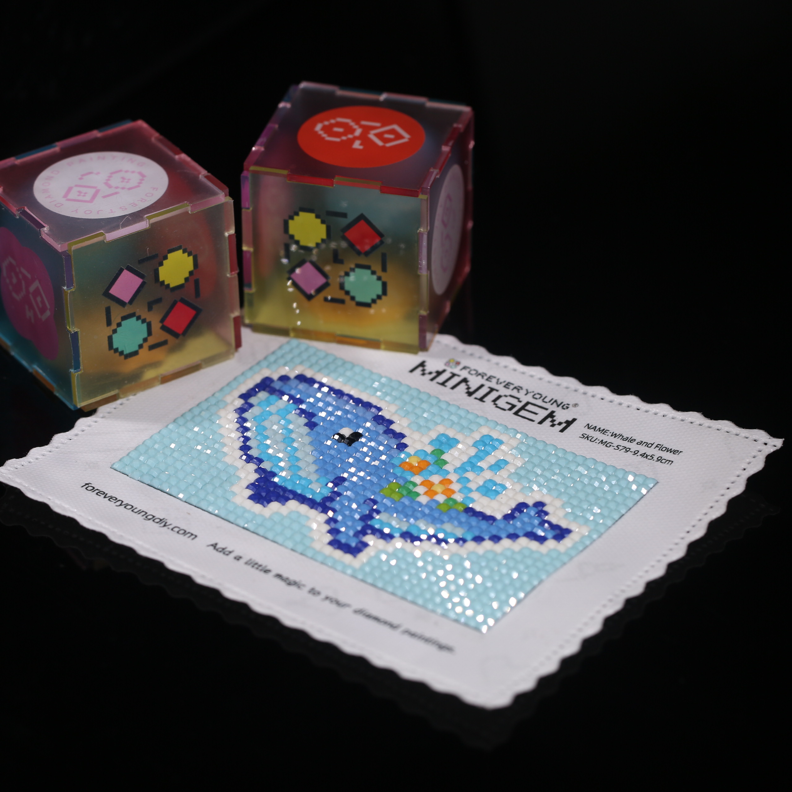 Minigem®: Whale and Flower 9.4 - Photo Mosaic Print ulasan dan harga
