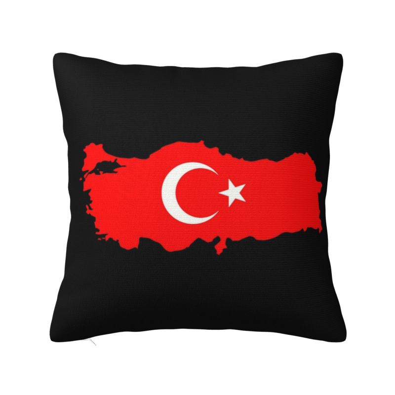 Custom Turkey Flag Map Pillow  - Custom Star Map ulasan dan harga