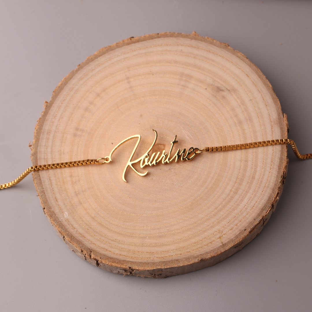 Personalised Gold Name Necklac - Personalized Name Box ulasan dan harga