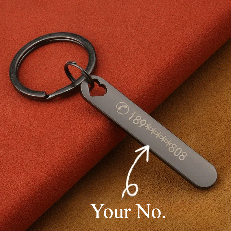 Custom Keychain with Free Engr - Initial Ring Custom ulasan dan harga