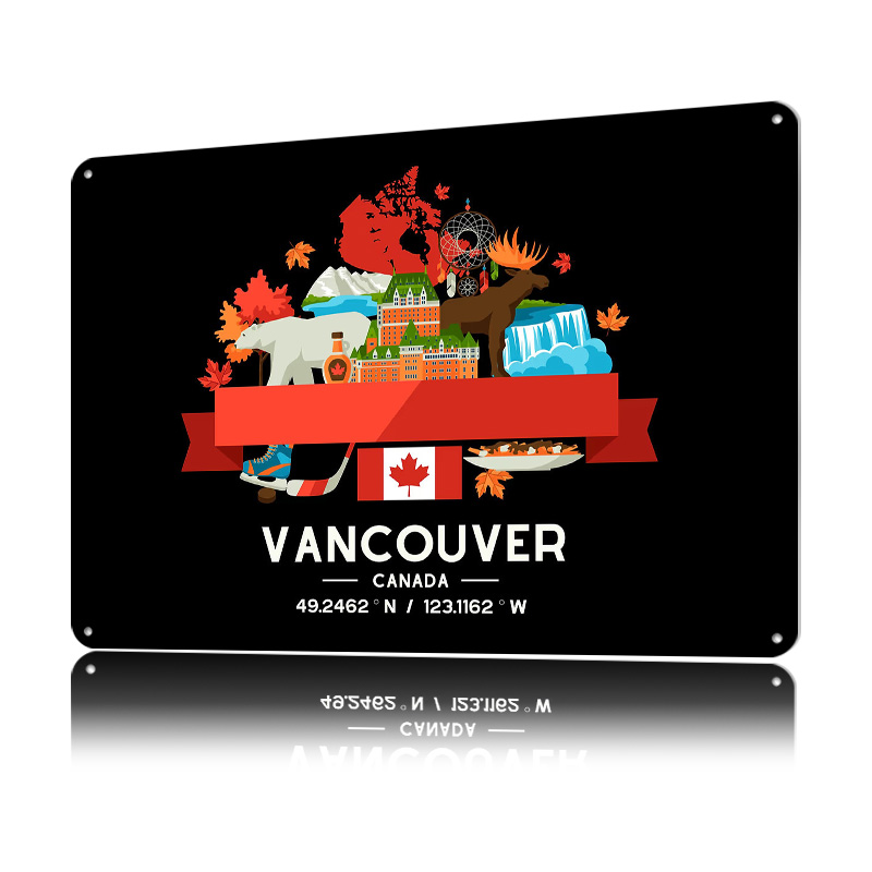 Vancouver City Map Printed Pos - Custom Map Poster ulasan dan harga