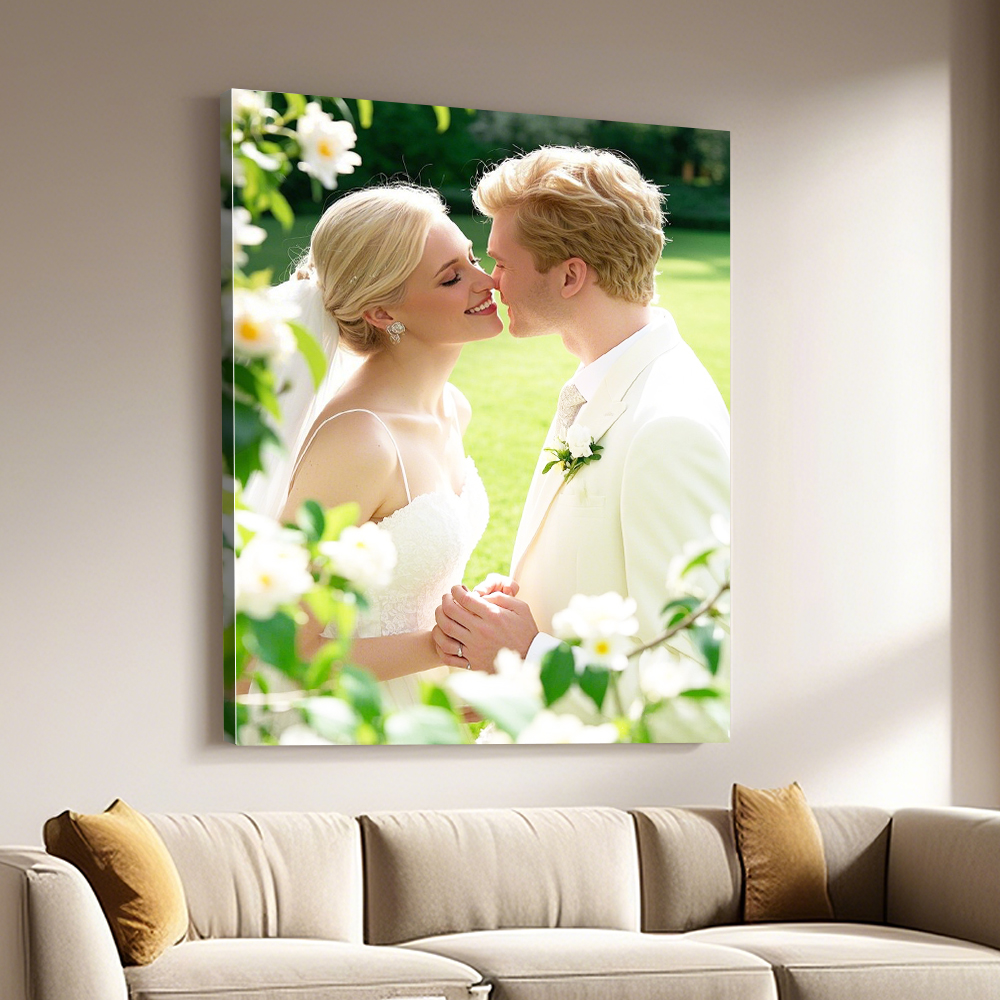 1 Pc Custom Photos with DIY Wo - Engraved Wood Frame ulasan dan harga