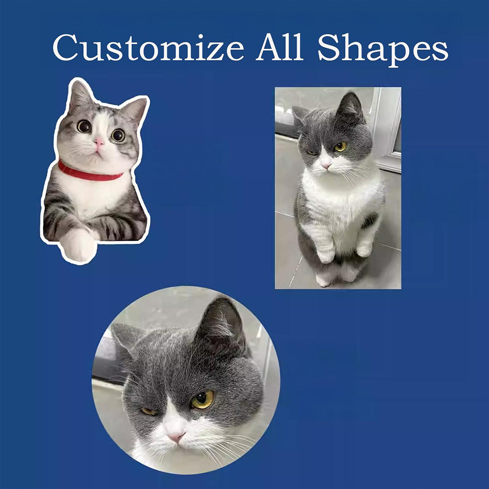 Custom Dog Animal Stickers Fun - Pet Portrait Custom ulasan dan harga