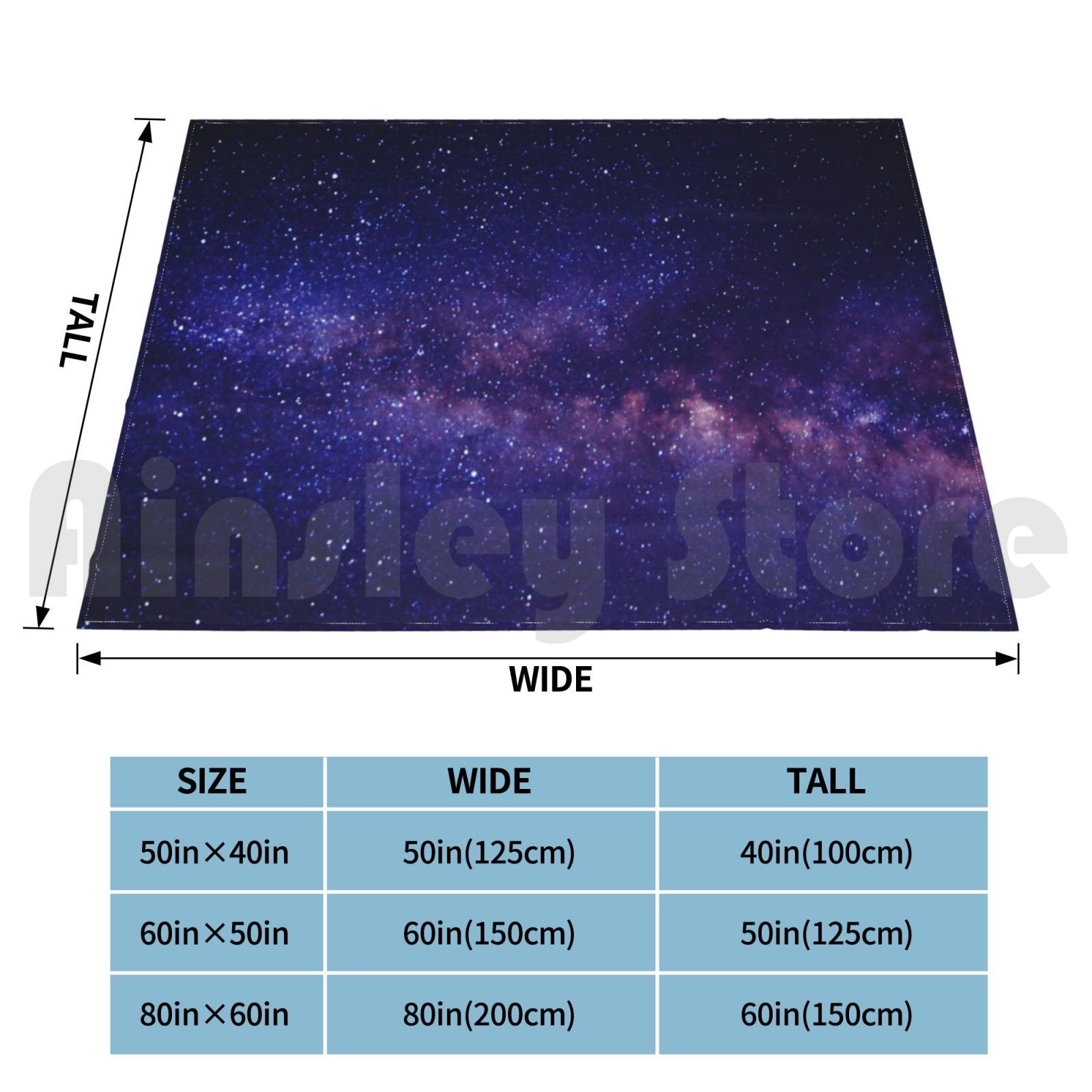 Solar System-Night Sky Blanket - Custom Night Sky ulasan dan harga