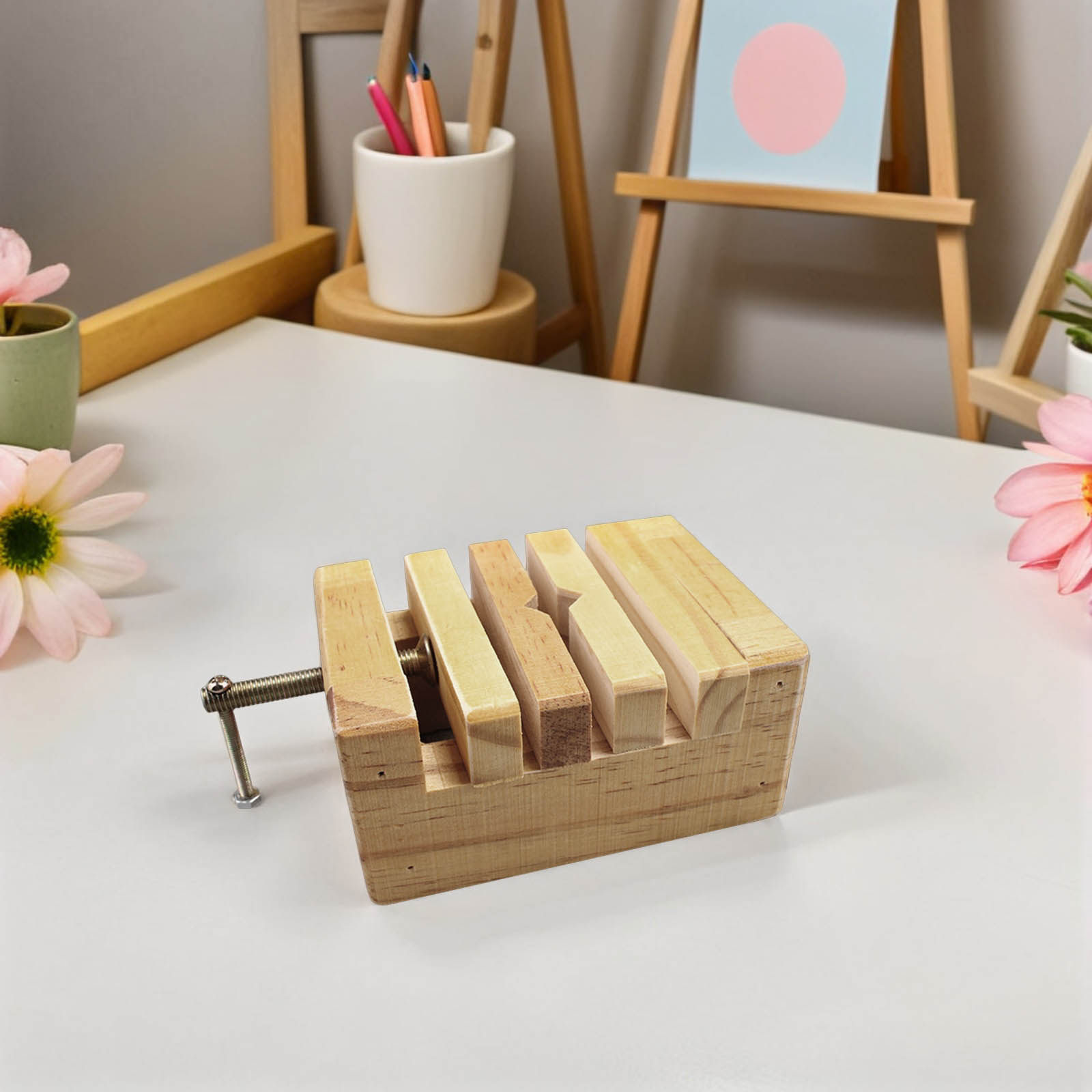 Wooden Seal Engraving Bed with - Engraved Wood Frame ulasan dan harga
